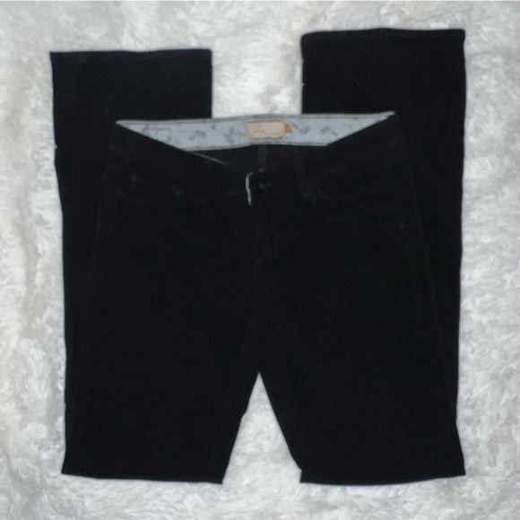 PAIGE Women’s Black Corduroy Benedict Canyon Classic Rise Bootcut Pants size 29 - Picture 2 of 8